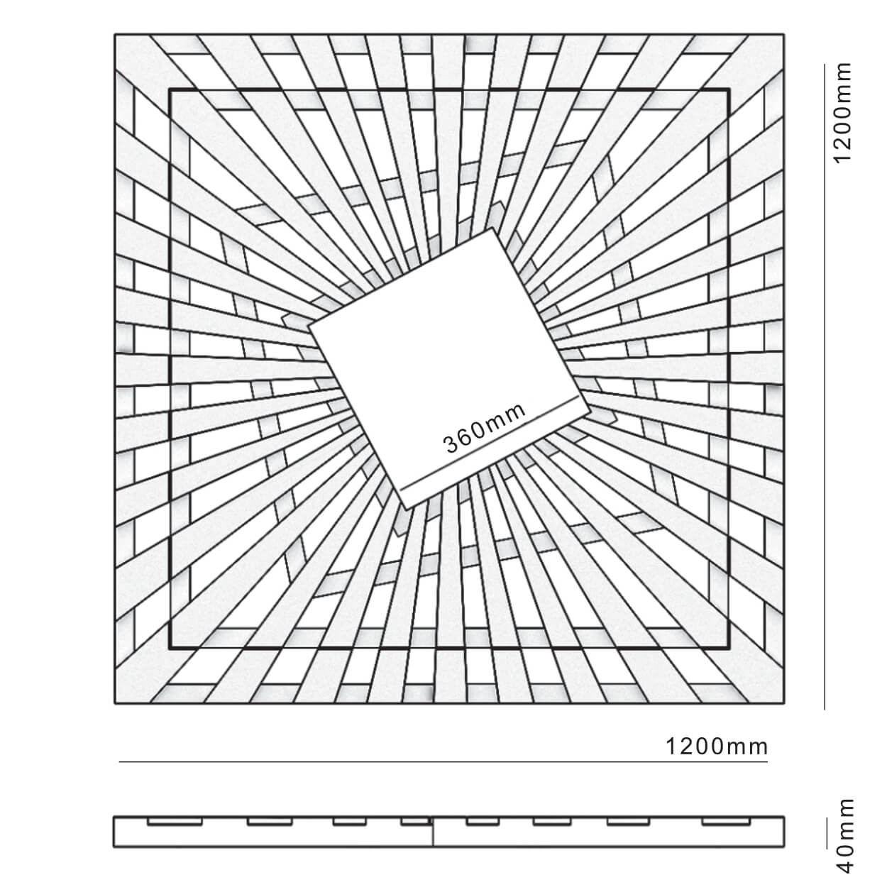 Приствольная решетка для дерева ZKING ATMOSPHERE 1.2х1.2м Зеленая в Феодосии фото