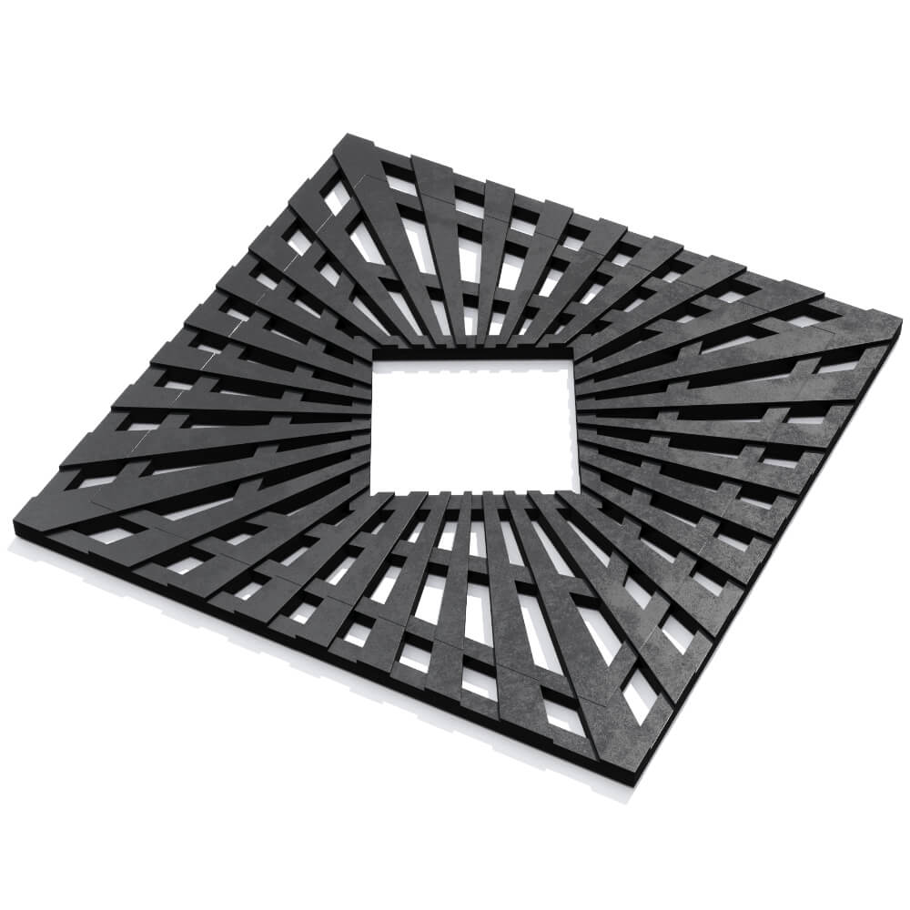 Приствольная решетка для дерева ZKING ATMOSPHERE 1.2х1.2м Черная в Феодосии фото