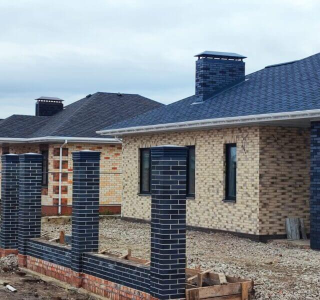 Колпак Zking Бона ХайТек Серый на столб 1.5х1.5 кирпича (385х385мм) в Феодосии фото