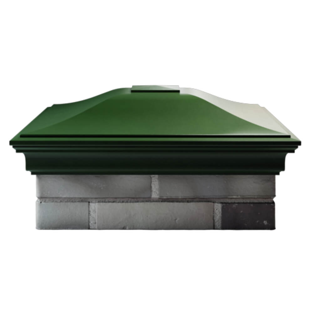 Колпак Zking Монблан Зеленый на столб 2х2 кирпича (515х515мм) в Феодосии фото