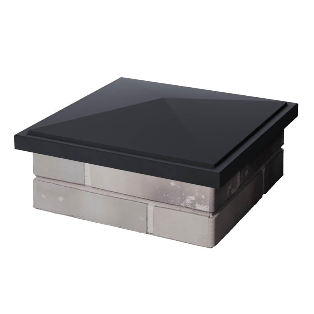 Колпак Zking БонаМоно Серый на столб 1.5х1.5 кирпича (385х385, 400х400мм) в Феодосии фото