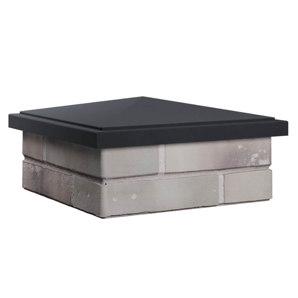 Колпак Zking БонаМоно Серый на столб 1.5х1.5 кирпича (385х385, 400х400мм) в Феодосии фото