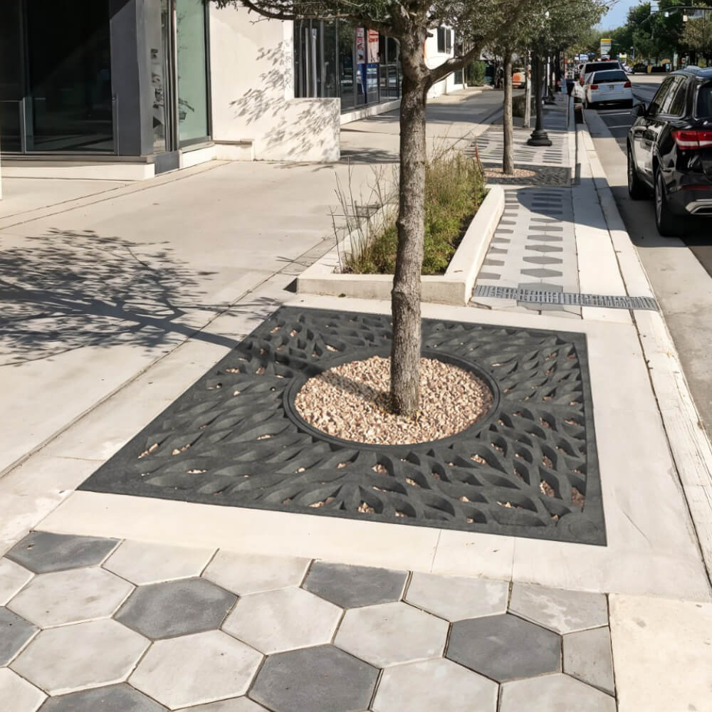 Приствольная решетка для дерева ZKING CRUST 2х2м Черная в Феодосии фото