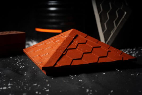 Колпак Zking Эверест Красный на столб 1.5х1.5 кирпича (390х390мм) в Феодосии фото