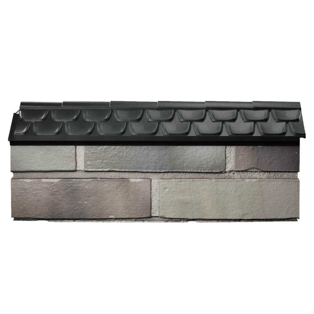 Парапет Zking Эльбрус Черный с посадкой на 0.5 кирпича (130мм) в Феодосии фото