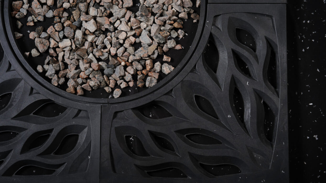 Приствольная решетка для дерева ZKING CRUST 1.2х1.2м Черная в Феодосии фото